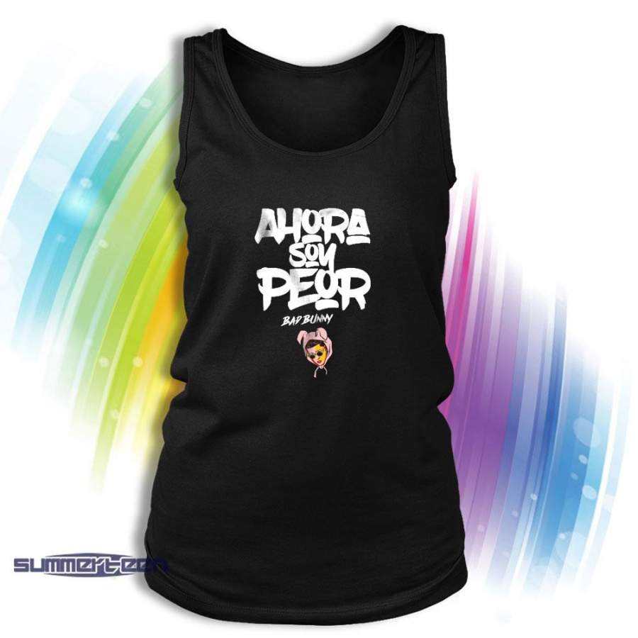 Bad Bunny Soy Peor Reggaeton Regueton Spanish Women’S Tank Top