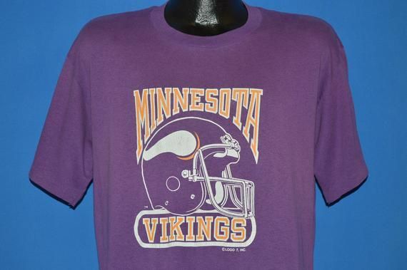 80s Minnesota Vikings Football Helmet shirt