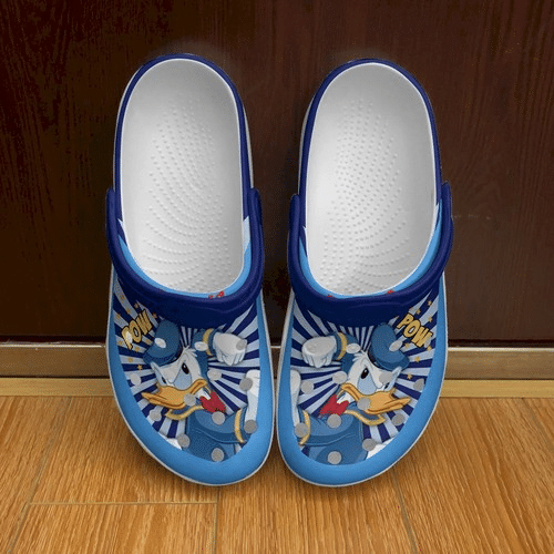 Donald Duck Crocs Crocband Clogs, Comfy Footwear, Shoes