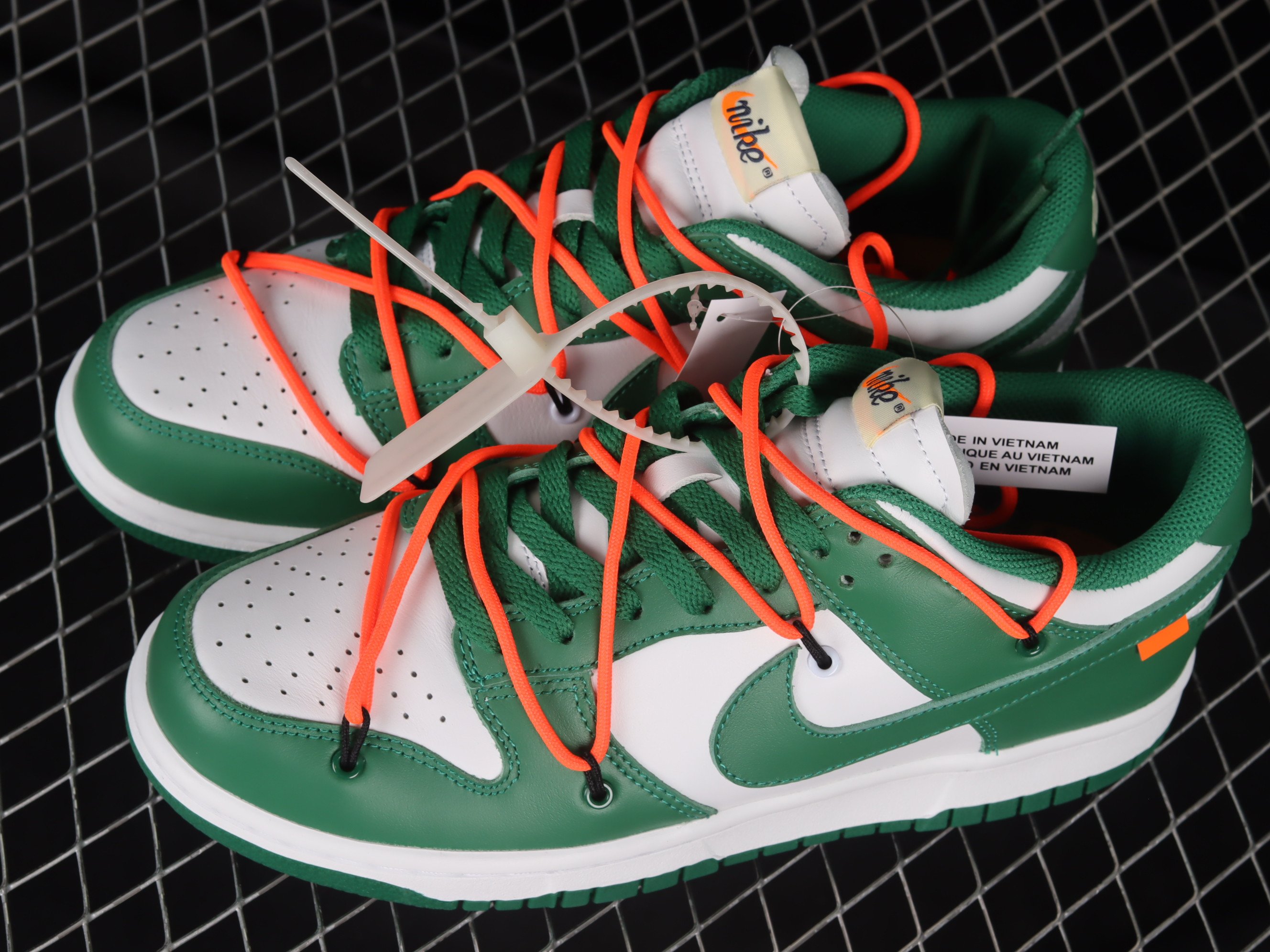 Off-White x Nike Dunk Low Pine Green Shoes Sneakers SNK439135521