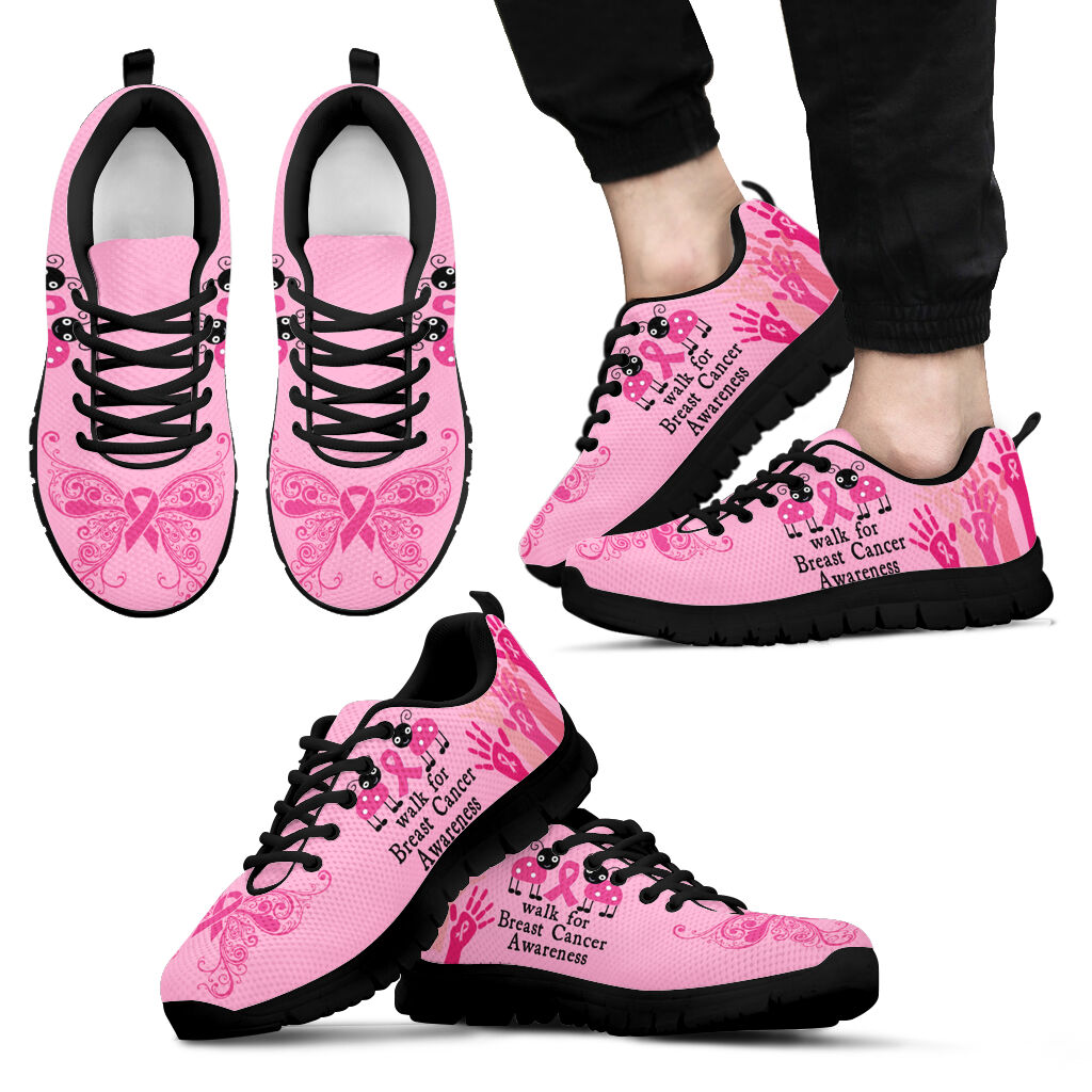 Walk For Breast Cancer Awareness Breast Cancer Awareness Sneakers 0622