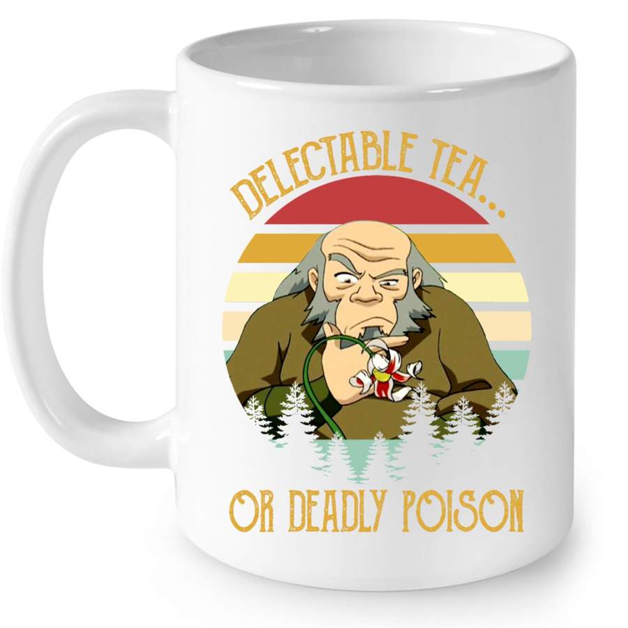 Delectable Tea Or Deadly Poison Classic Vintage B – Full-Wrap Coffee White Mug