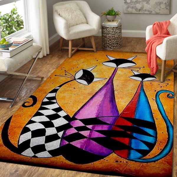 Cat Family – Cat Lover Area Rug / Floor Decor RB7A8E7E8801