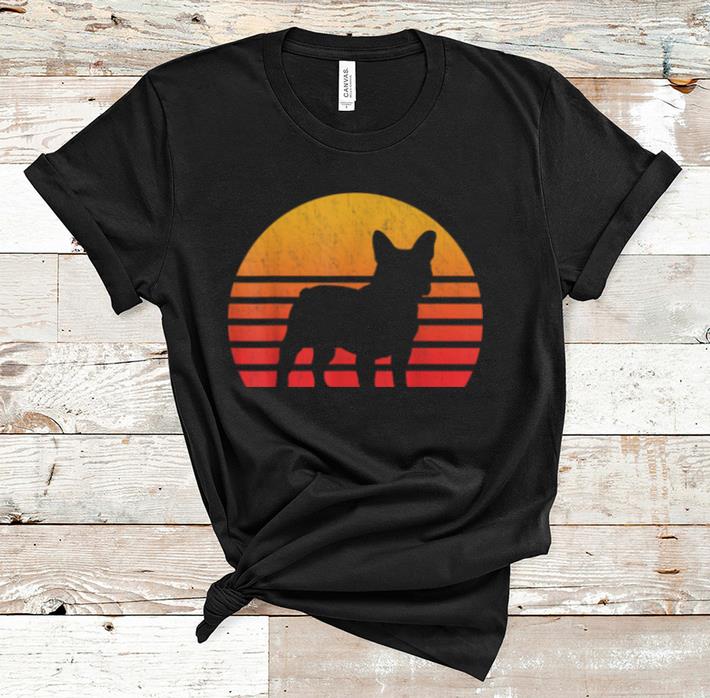 Vintage French Bulldog Retro Sunset Gift Dog Lovers Men Women T shirt