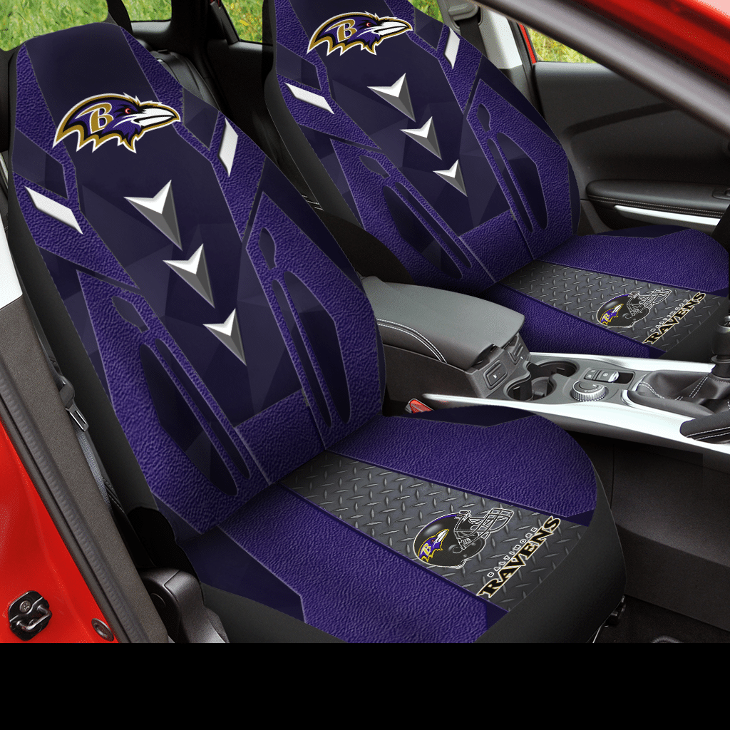 Baltimore Ravens Car Seat Covers (Set Of 2) – V6.1