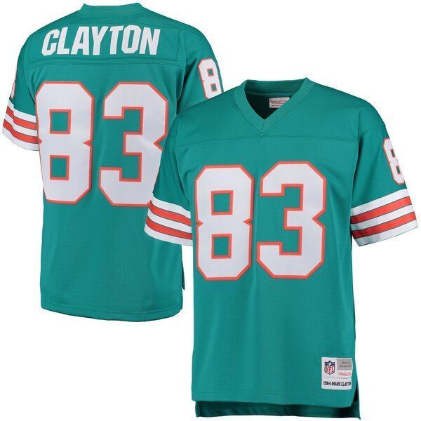 Mark Clayton Dolphins Retired Player Jersey Aqua 2019