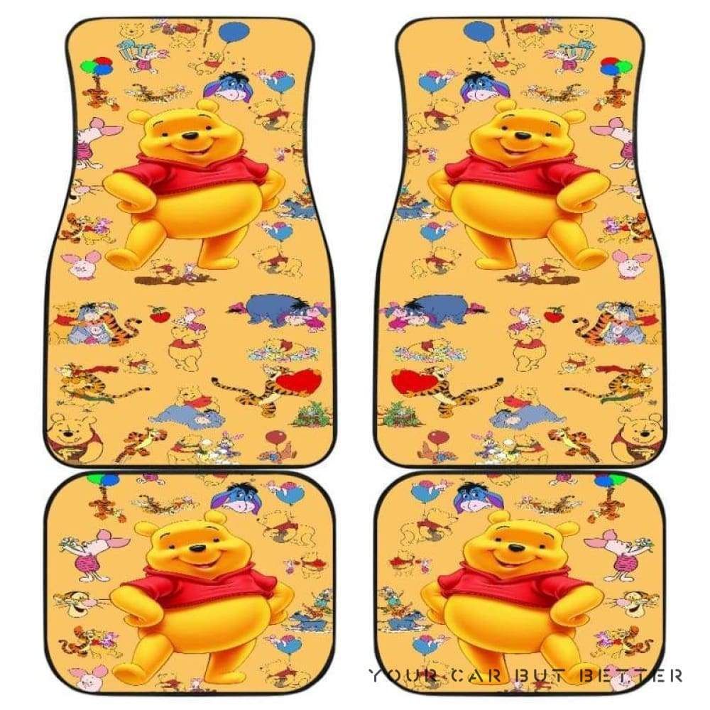 Winnie The Pooh Car Floor Mats 081812 Personalized Car Seat Floor Mat Custom Print V10858