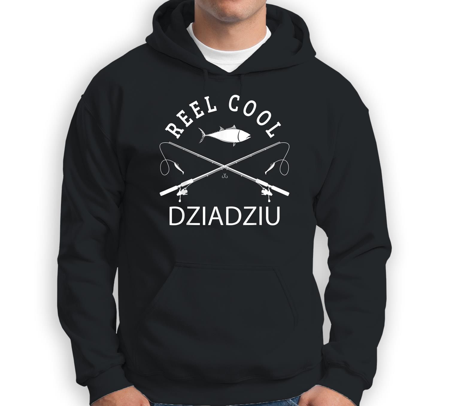 Mens Reel Cool Dziadziu Fishing Polish Grandpa Father’S Day Gift Sweatshirt & Hoodie