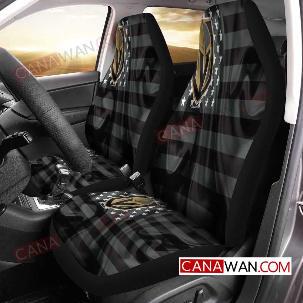 Vegas Golden Knights Logo Art Style27 3D Customized Personalized Car Seat Cover