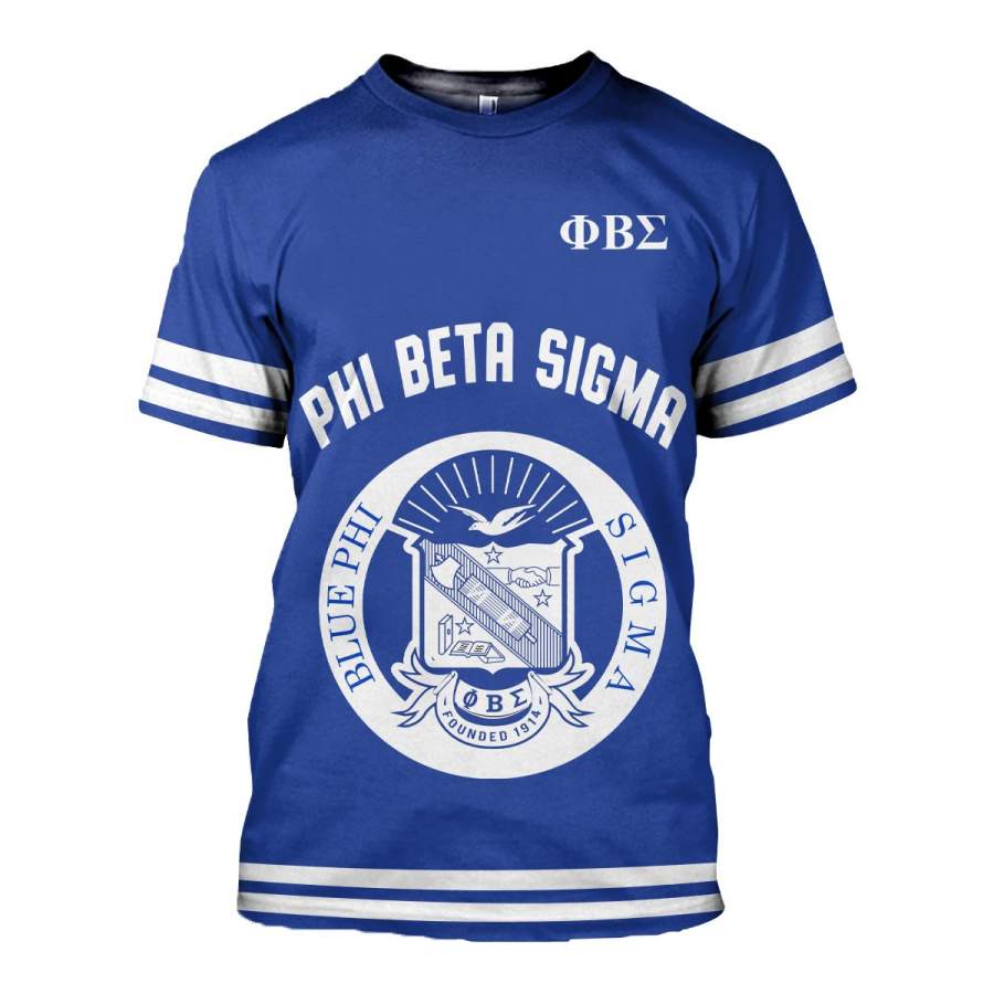 3D ALL OVER PHI BETA SIGMA HOODIE 3172019