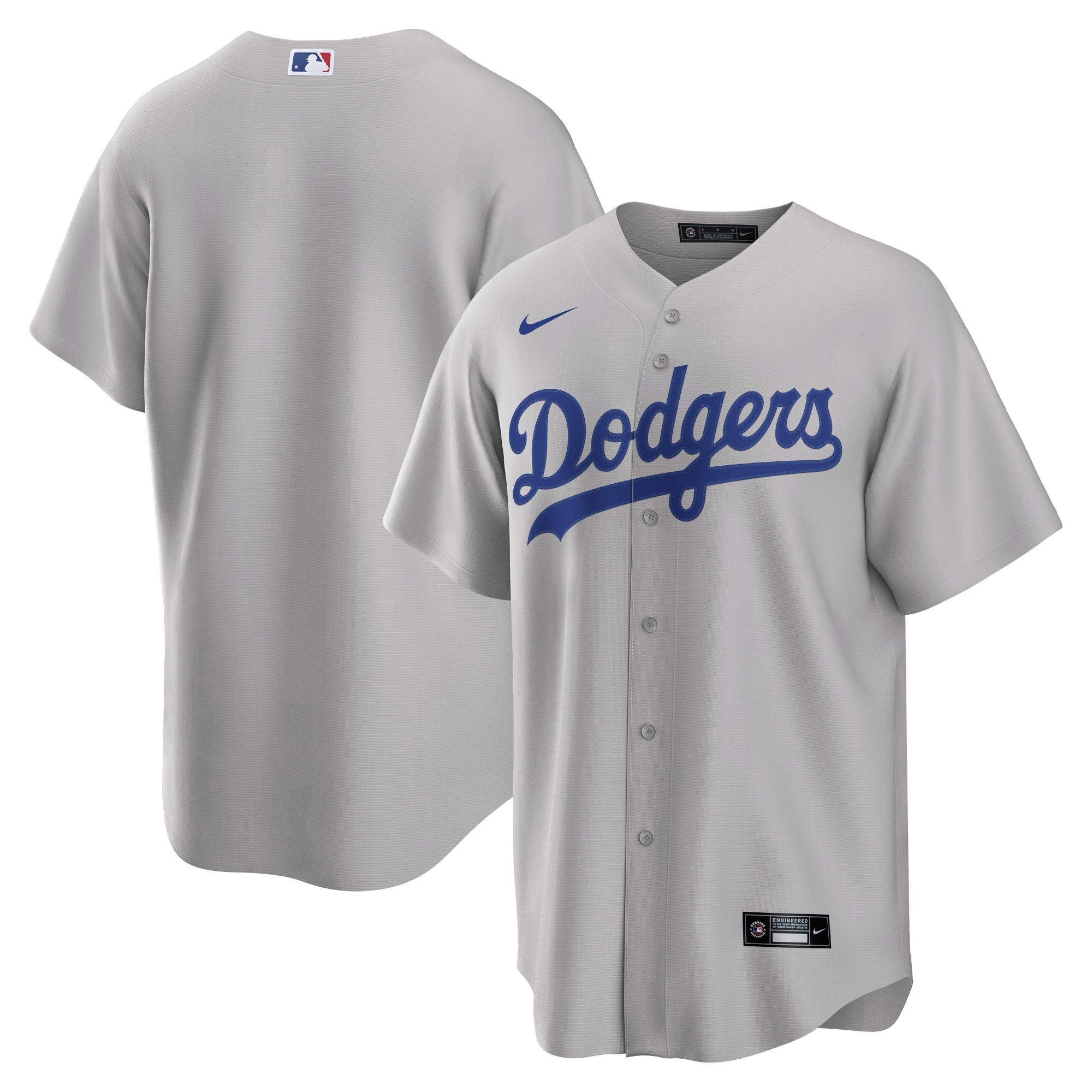 Men’s Los Angeles Dodgers Gray Alternate Team Jersey