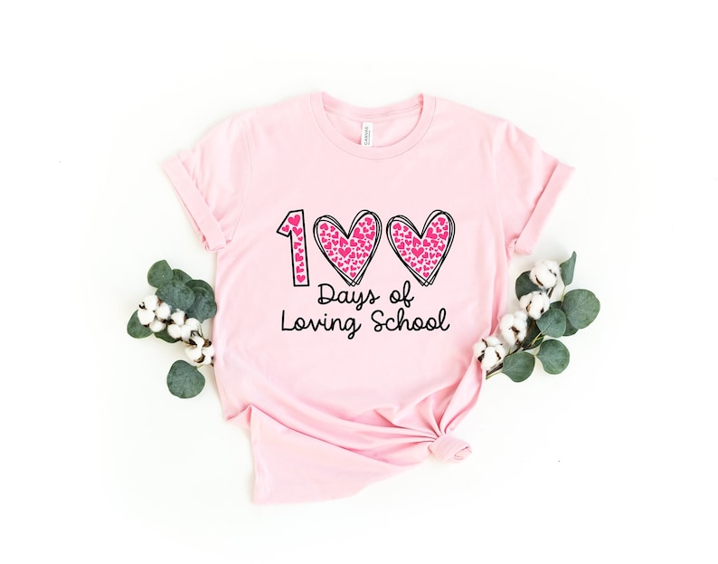 100 Days of Loving School Shirt  100th Day of School Shirt  100 Days of School Shirt 100th Day of School Shirt  Teacher Shirt  Student Shirt