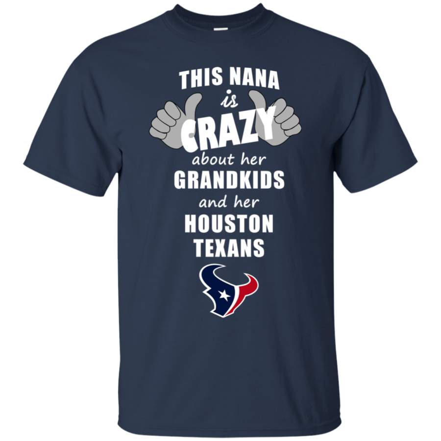 This Nana Is Crazy About Her Grandkids And Her Houston Texans T Shirts