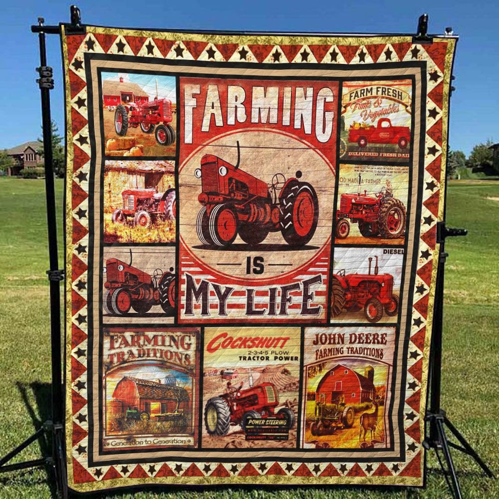 Farmer BI 3D Quilt Blanket 320