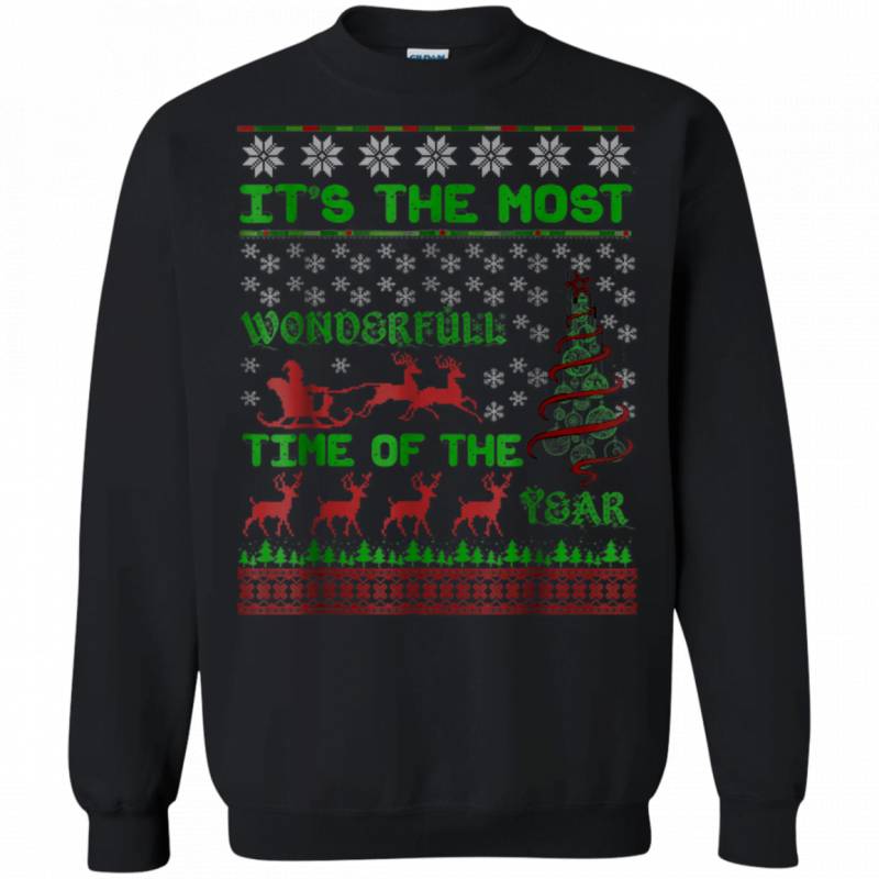 The Most Wonderfull Time Of The Years Ugly Christmas shirt Sweatshirt