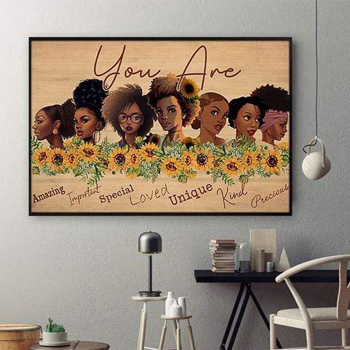 African American Canvas Artwork Abstract Melanin Canvas Art Print Praying Queen African Man Bedroom Wall Artistic Wall Art And Decor