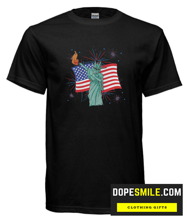 Dabbing 4th July Independence Day cool  T Shirt