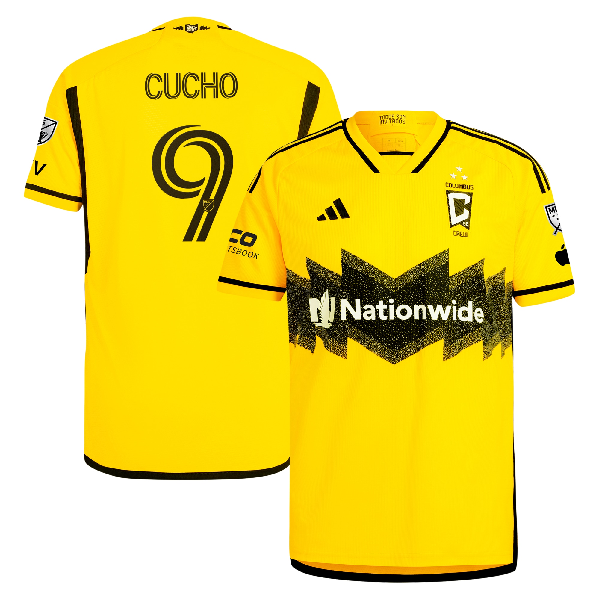 Cucho Hernández Columbus Crew 2024 The Home Kit Authentic Player Jersey – Yellow