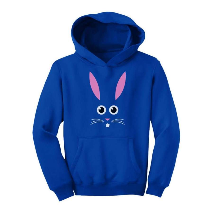 Children’s Easter Bunny Face Youth Hoodie