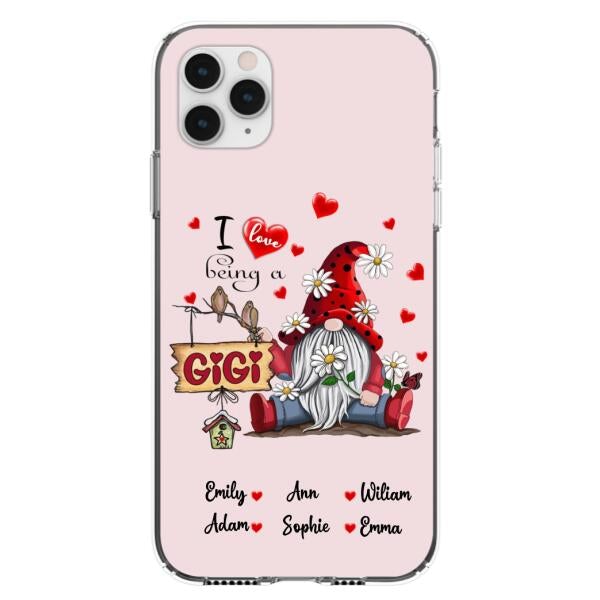 Custom Personalized Phone Case – I Love Being A Grandma – R5Oikq