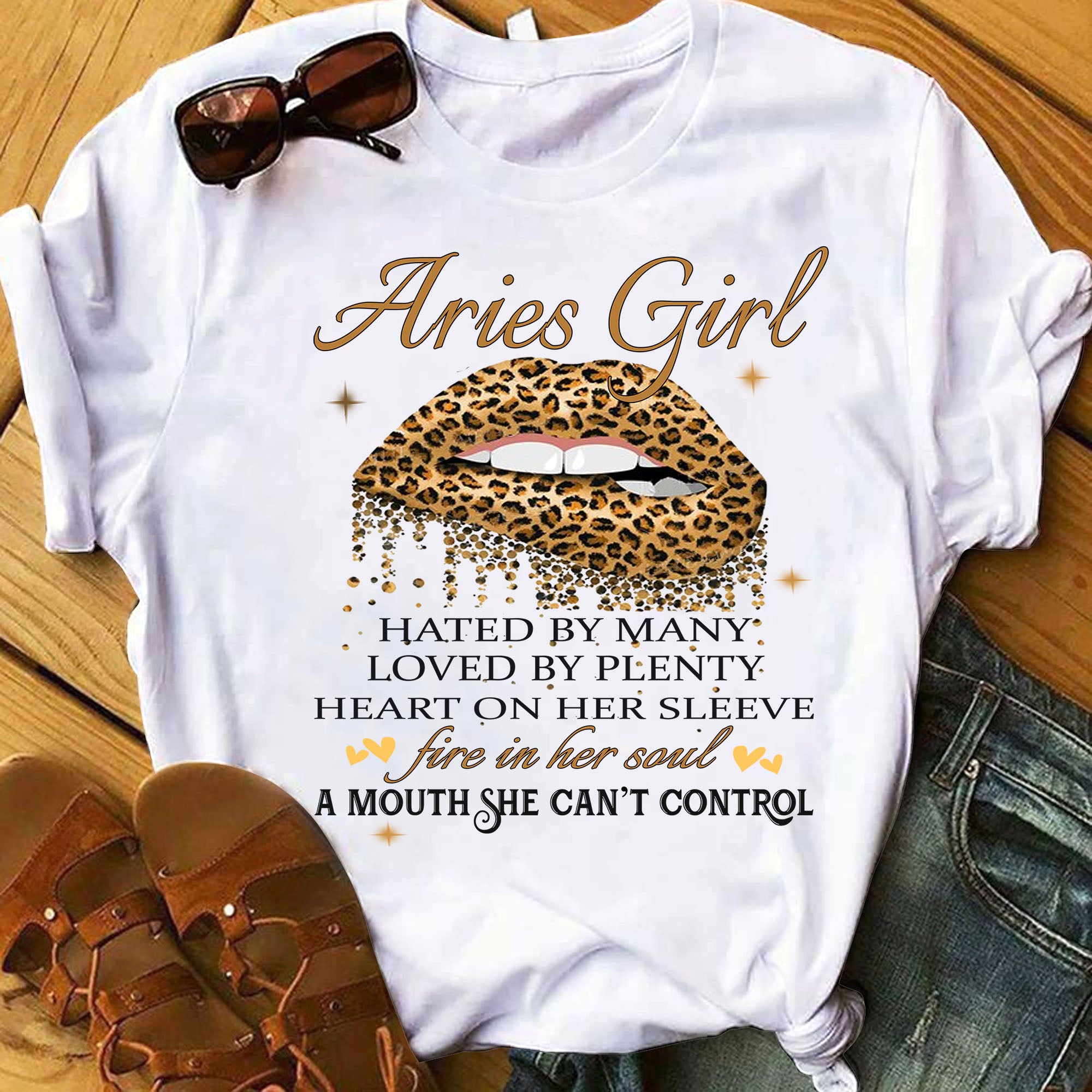 Aries Girl Hated By Many Loved By Plenty T-Shirt