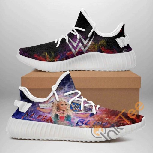 Alexa Bliss Custom Shoes Personalized Name Yeezy Sneakers