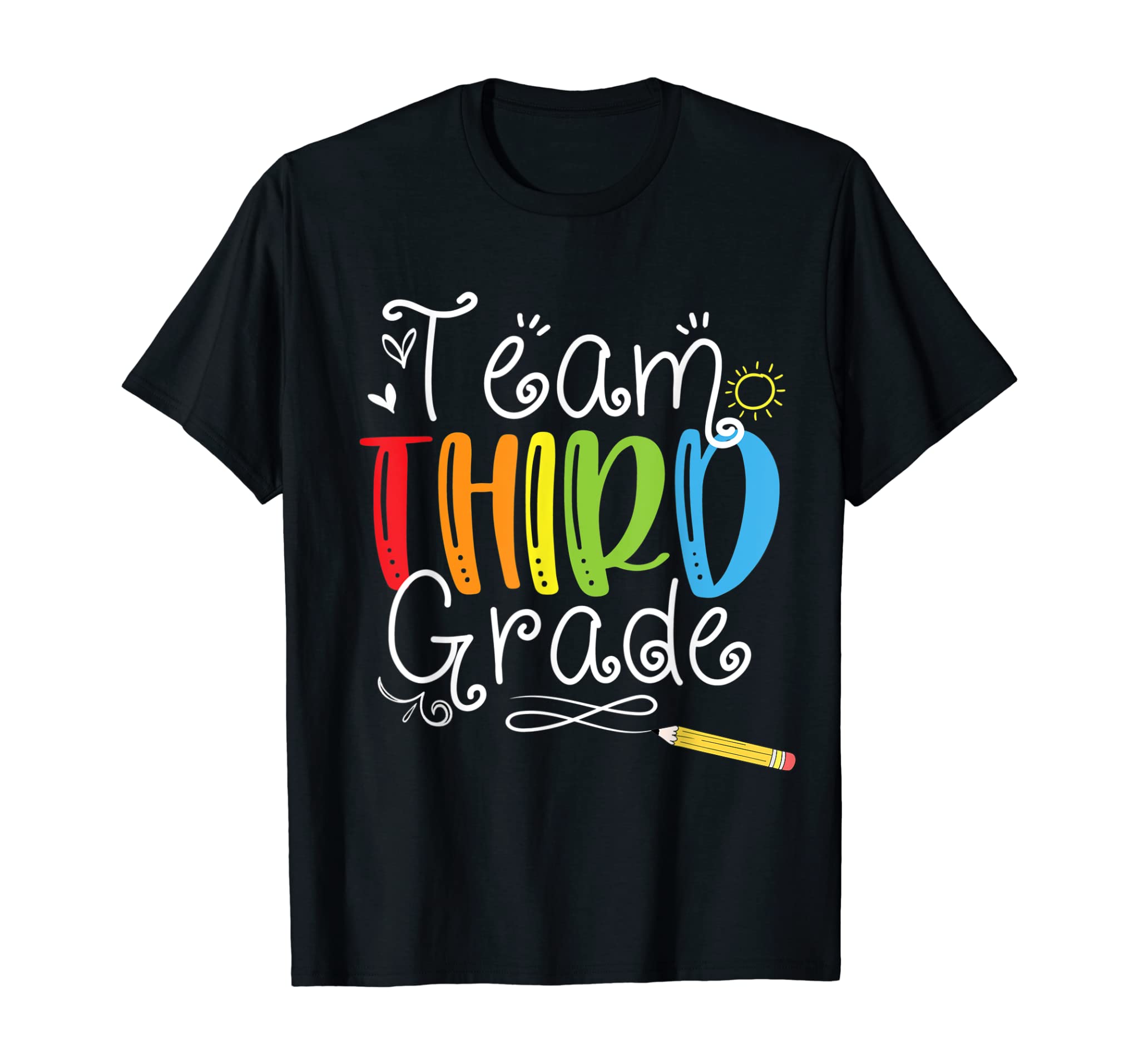 Back To School Gifts Team Third Grade 3rd Teacher Student T-Shirt