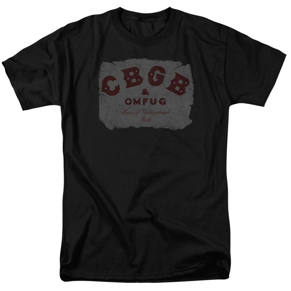 Cbgb Crumbled Logo Black Shirt