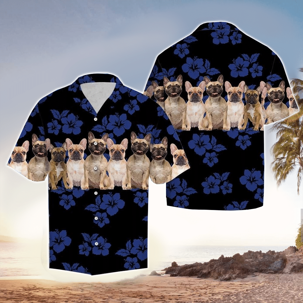 Aloha Shirt Awesome French Bulldog Hawaii Ha109322