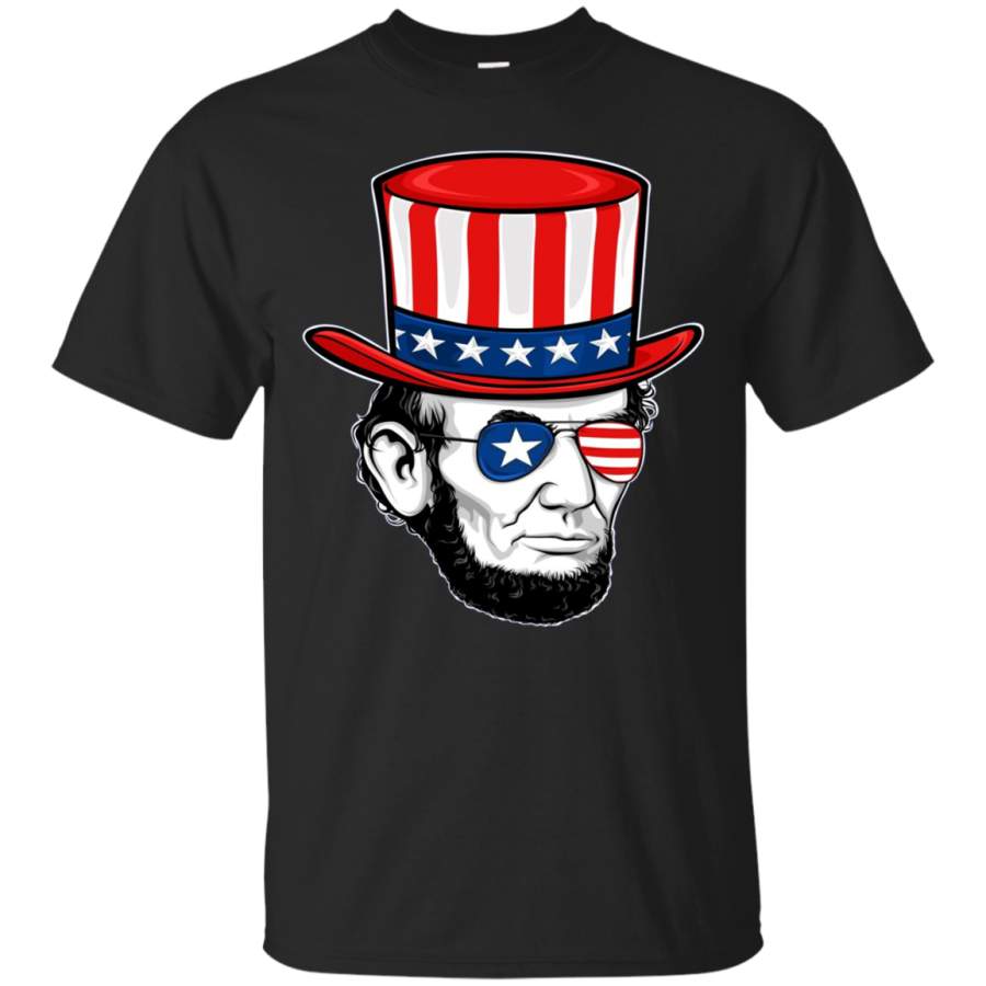 AGR Abraham Lincoln Long Sleeve Shirt 4th Of July Usa America