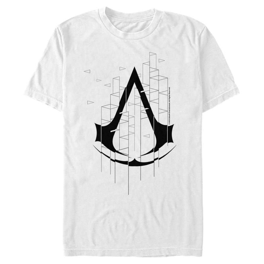 Assassin’s Creed Men’s Building Block Insignia  T Shirt