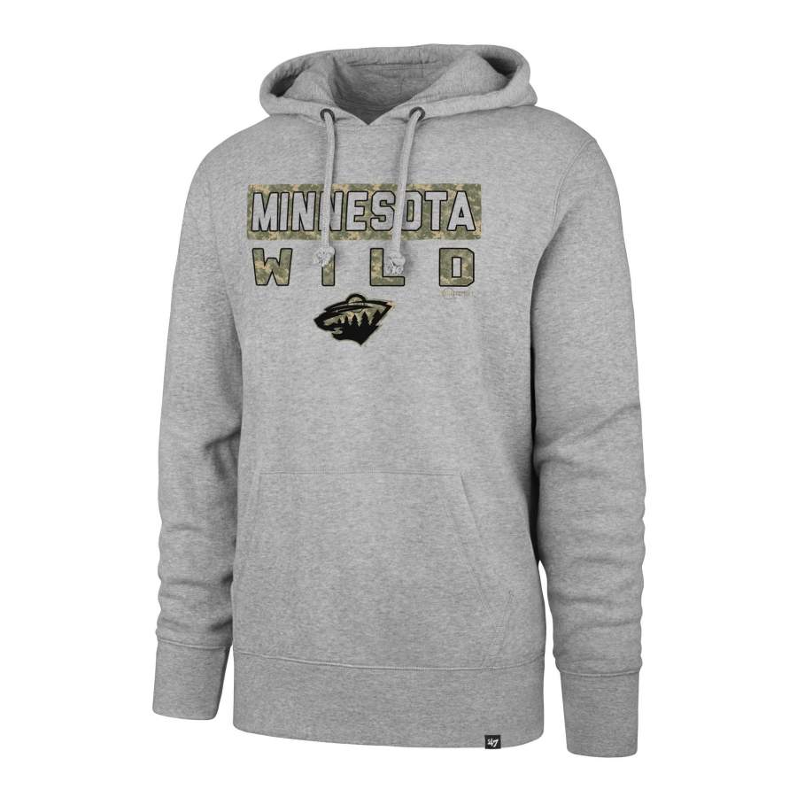 Minnesota Wild Oht Distressed ’47 Headline Hoodie Unisex 3D All Over Print