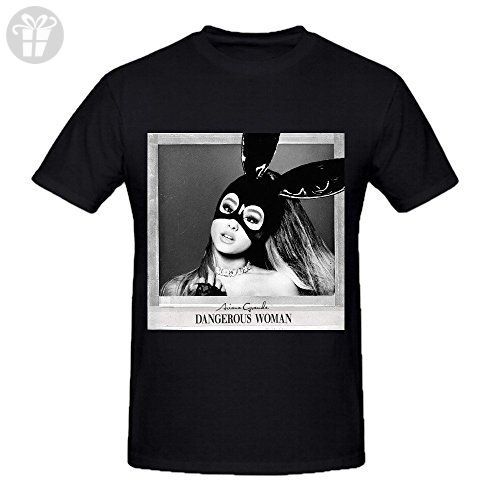 Ariana Grande Dangerous Woman Funny Shirts For Men Crew Neck Black Birthday Shirts Shirt