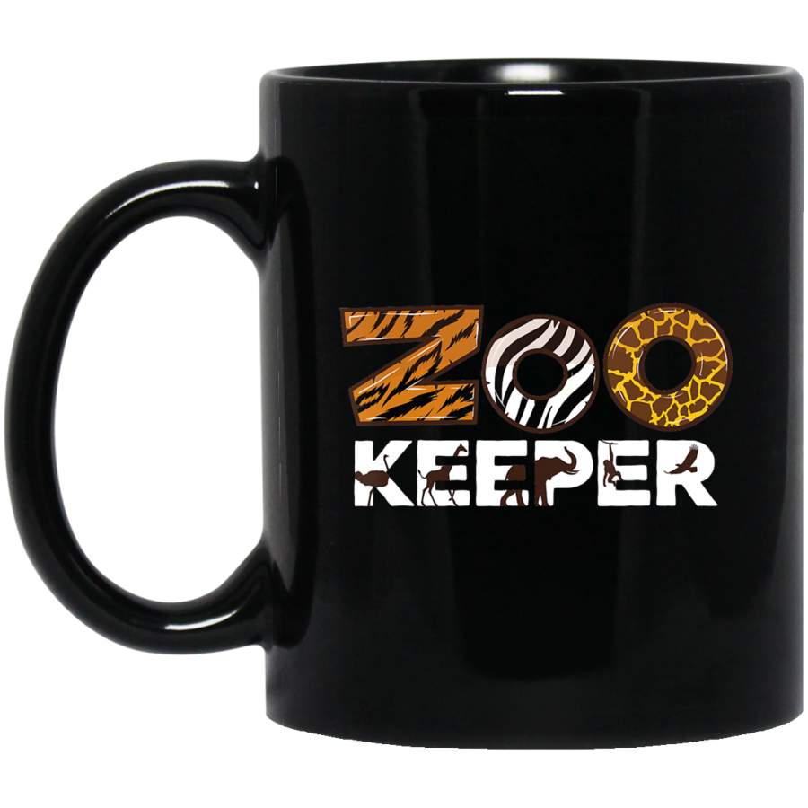 Zookeeper African Savanna Animal Print Gift Coffee Mug