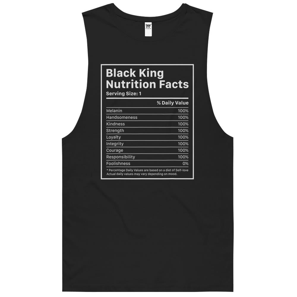 Nutritional Facts Shirt, Nutritional Facts Tank Top, Black King Nutrition Facts Shirt, Black King Nutritional Facts Black History Month Shirt Tank Top