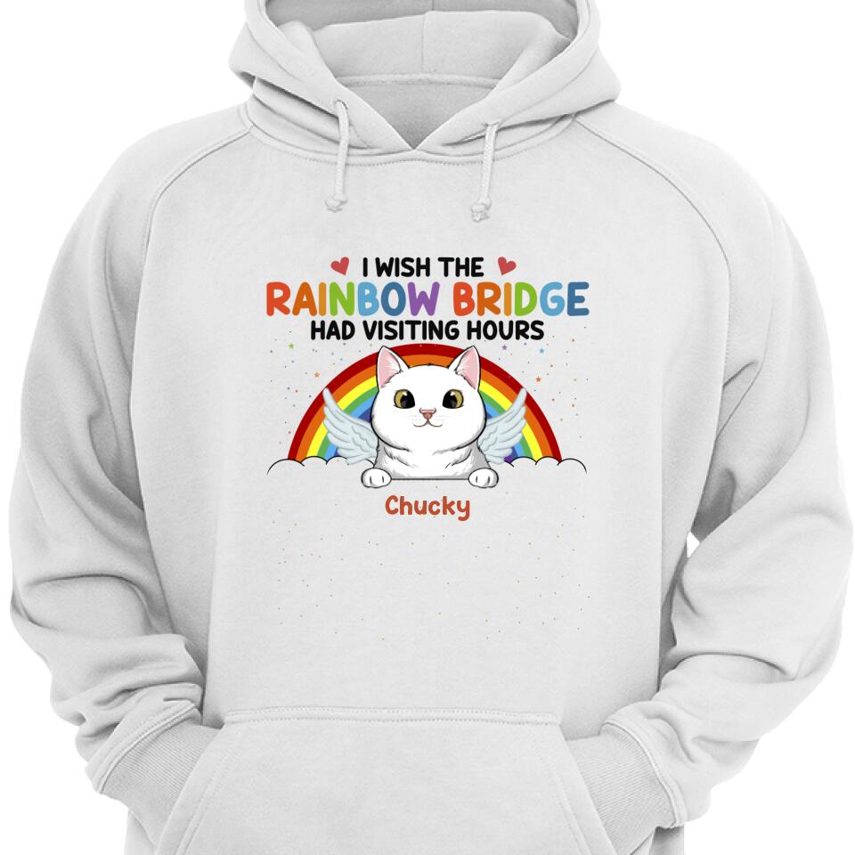 Personalized Memorial Cat Rainbow Bridge Hoodie , Unique Gift For Cat Owner – Trending Personalized