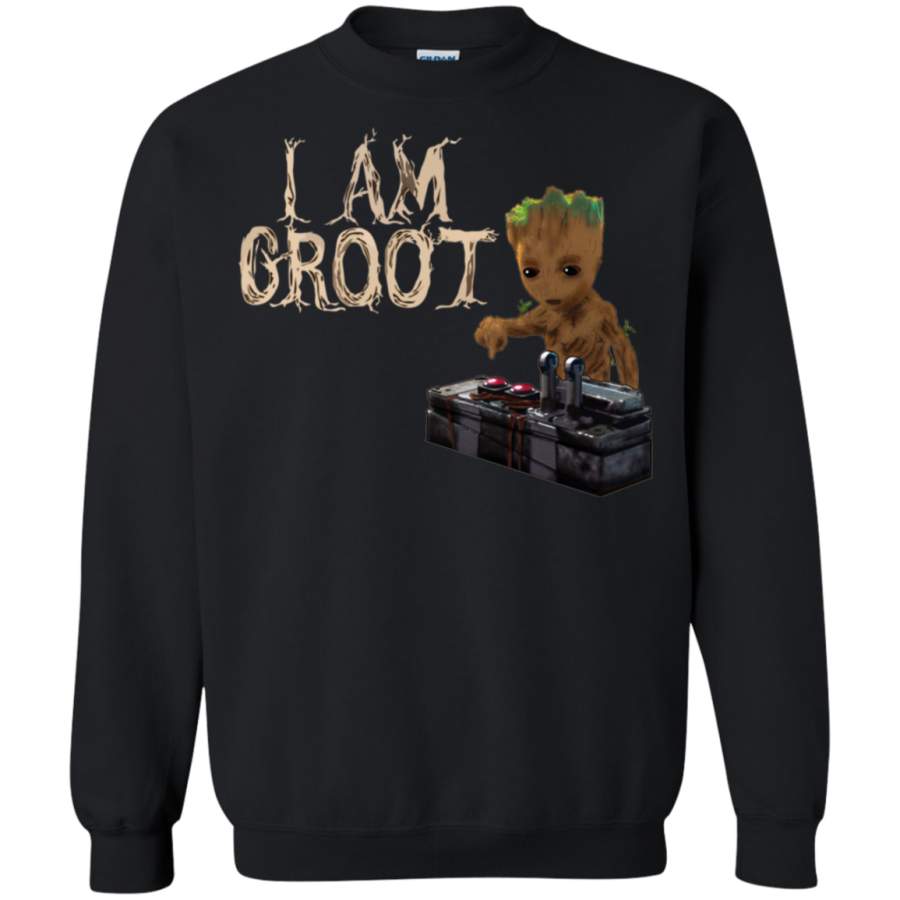 AGR I am groot guardians of the galaxy movie Sweatshirt