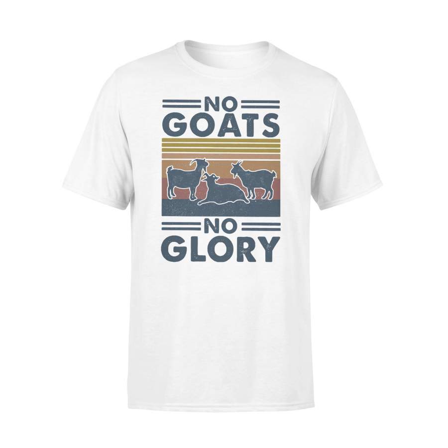 No Goats No Glory Vintage Retro T-shirt