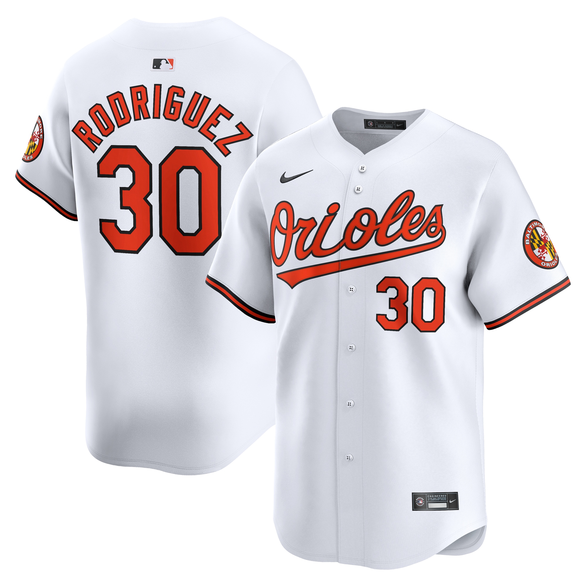 Grayson Rodriguez Baltimore Orioles Home Limited Player Jersey – White