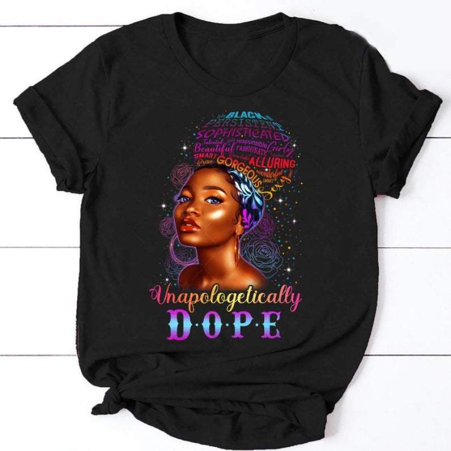 Unapologetically Dope Black Queen Custom Name Shirt #DH