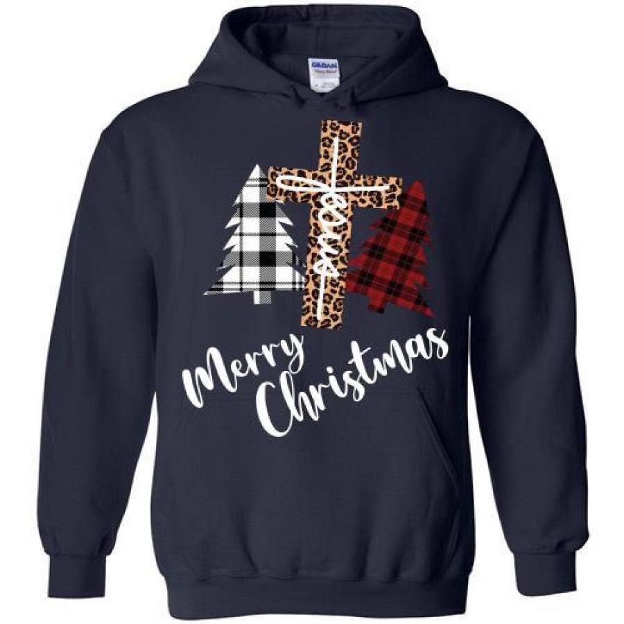 Jesus Cross Merry Christmas Hoodie