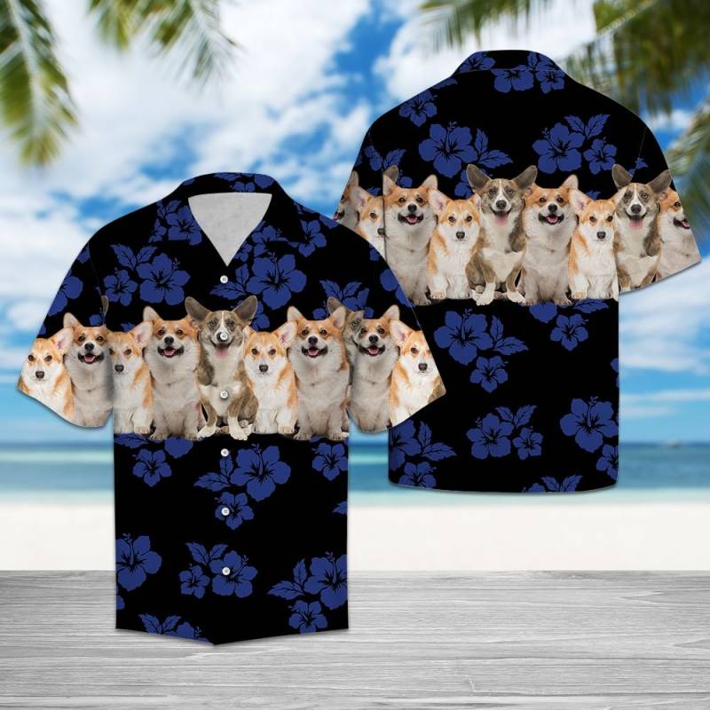 Awesome Pembroke Welsh Corgi TG5722 – Hawaiian Shirt