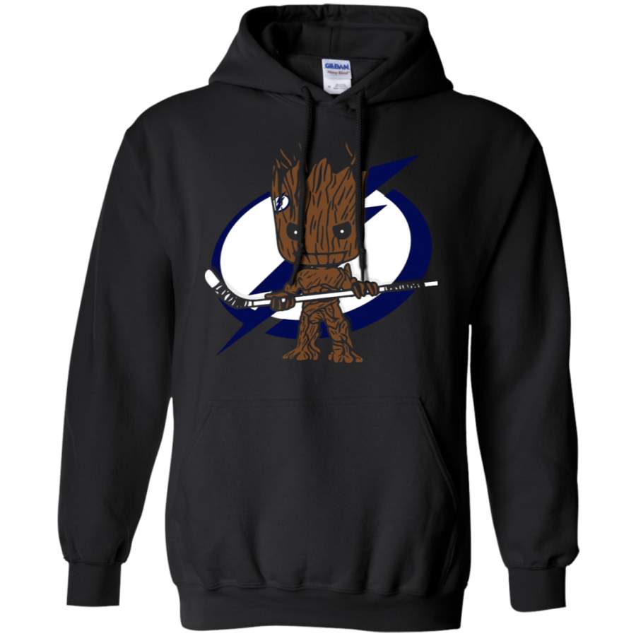 AGR Groot I Am Ice Hockey Player Team Tampa Bay Lightning Hoodie