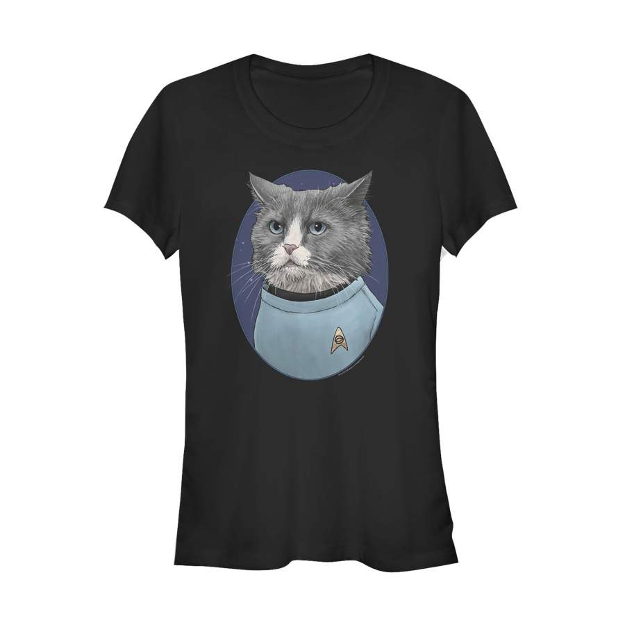 Star Trek Junior’s Doctor McCoy Cat Portrait  T Shirt