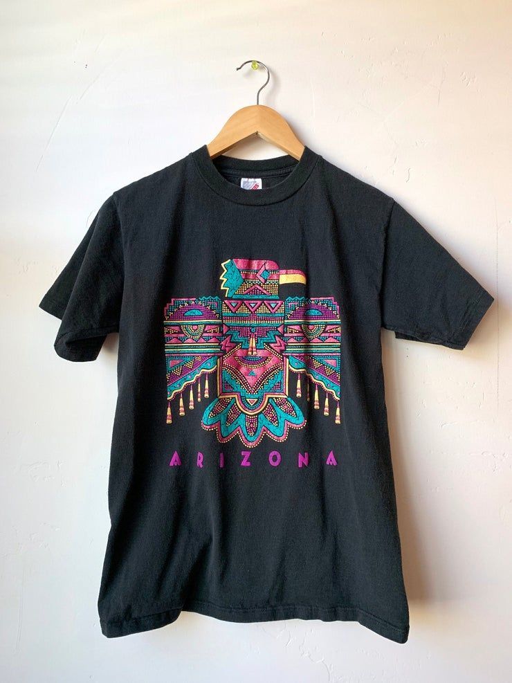 Vintage 90 S Arizona Tourism Souvenir South Western Eagle Shirt