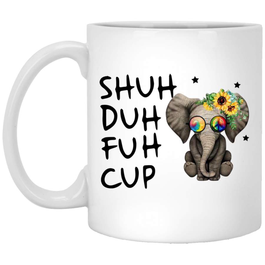 AGR Baby elephant shuh duh fuh cup mug