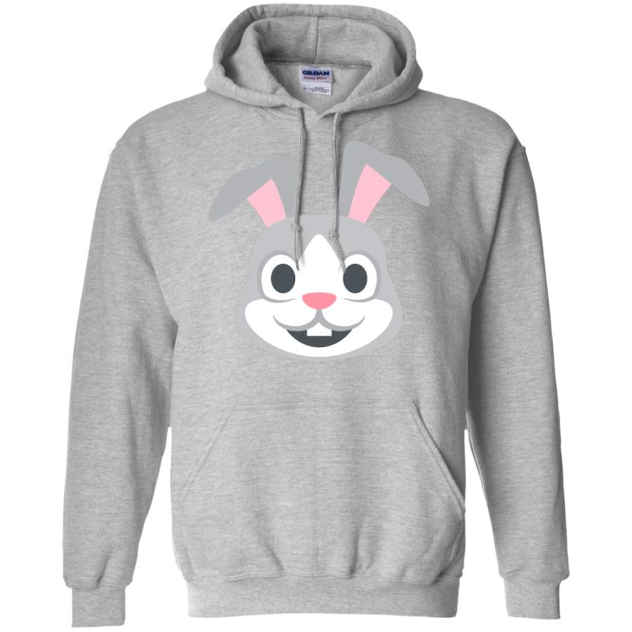 Rabbit Face Emoji Hoodie