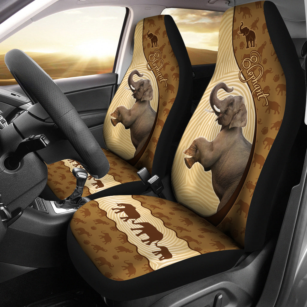 Elephant Unique Pattern Car Seat Covers New Collection, Seat Covers Full Set, Carseat Covers, Automotive Seat Covers