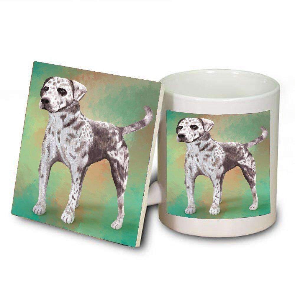 Catahoula Leopard Dog Mug And Coaster Set