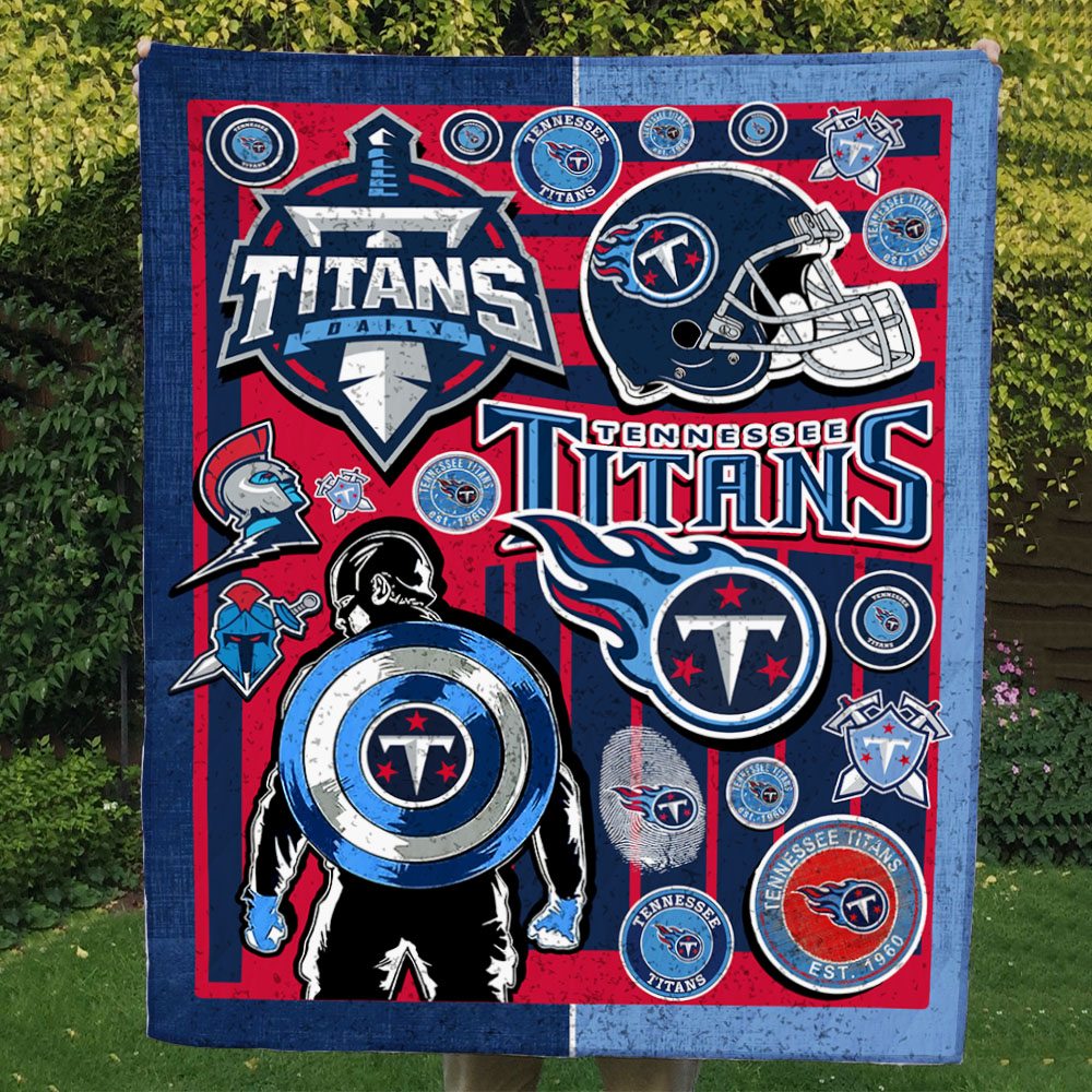 Tennessee Titans Quilt Blanket – Gift For Christmas #1